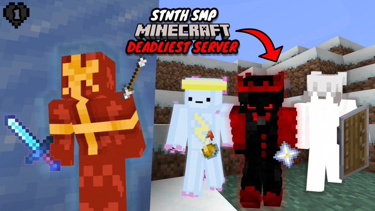redbuilder7Vod's tweet photo. In Today's video Watch how deadly this server can be and how every player are seen as Threat so watch the journey and story of how I managed to survived In Minecraft deadliest server! 
Watch Here: https://t.co/DfFDPiIQAP
#Minecraft
#Minecraft軍事部 
#Minecraftbuilds https://t.co/ETaKXs99Z4