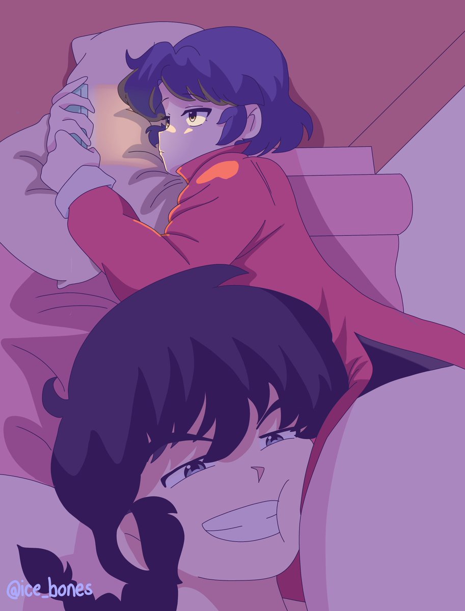 KiriamMacotsu17's tweet image. De me aparecieron dibujos similares así que quise intentarlo

#ranma #remake #akane #pareja #digital