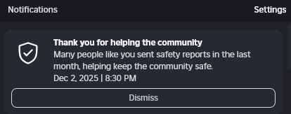 Lost_Alt_'s tweet photo. "keeping the community safe" yeah right I still dont know why im playing roblox with their shitty ass moderation
#ROBLOX  @Roblox https://t.co/3YrlwiWcaW