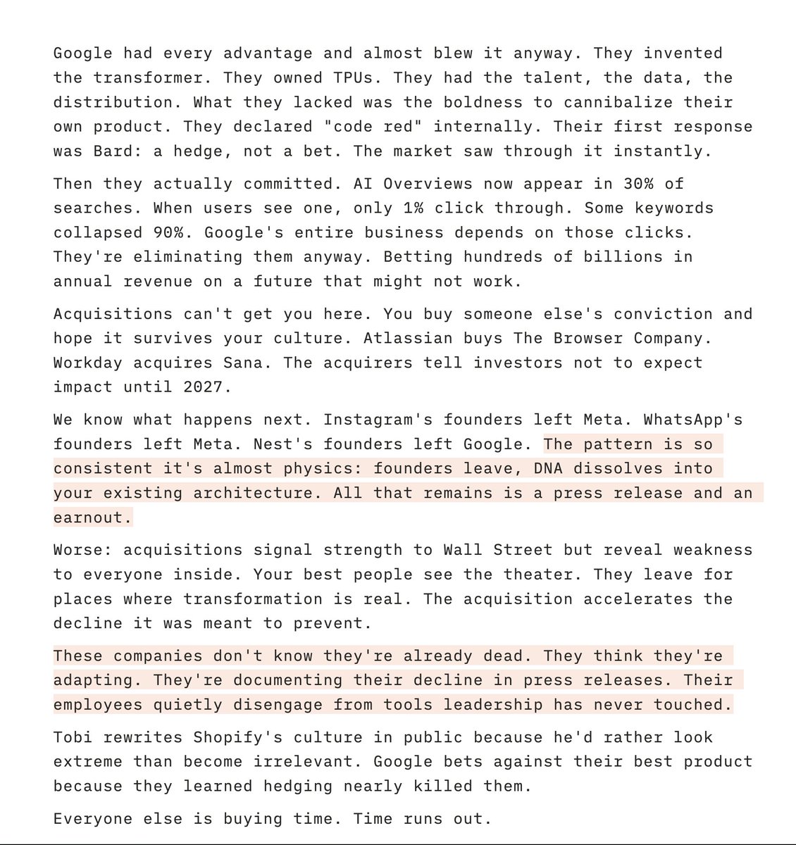 nikunj's tweet image. Enterprises, it&apos;s time to burn the boats..