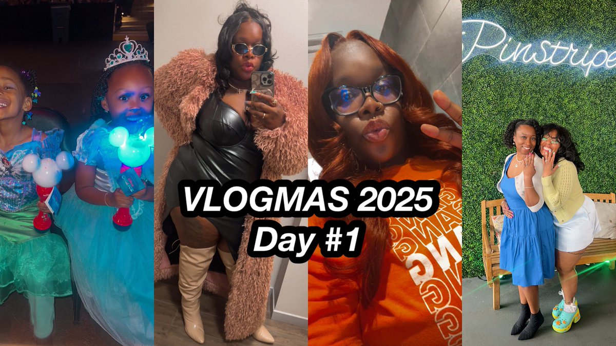 msfuturepsyD's tweet image. 🚨NEW #VLOG ALERT 🚨
HAPPY #VLOGMAS #2025 EVERYONE!
Back with a new vlog EVERYDAY THROUGH #CHRISTMAS #Day 1 LINK BELOW!! 👇🏾 

youtu.be/IYPjY0vasK4?si…

SN: support #smallcontentcreators this Vlogmas season. thumbs 👍🏾 up ⬆️ &amp;amp; watch the 1st 5 minutes goes A LONG WAY! ITS FREE!