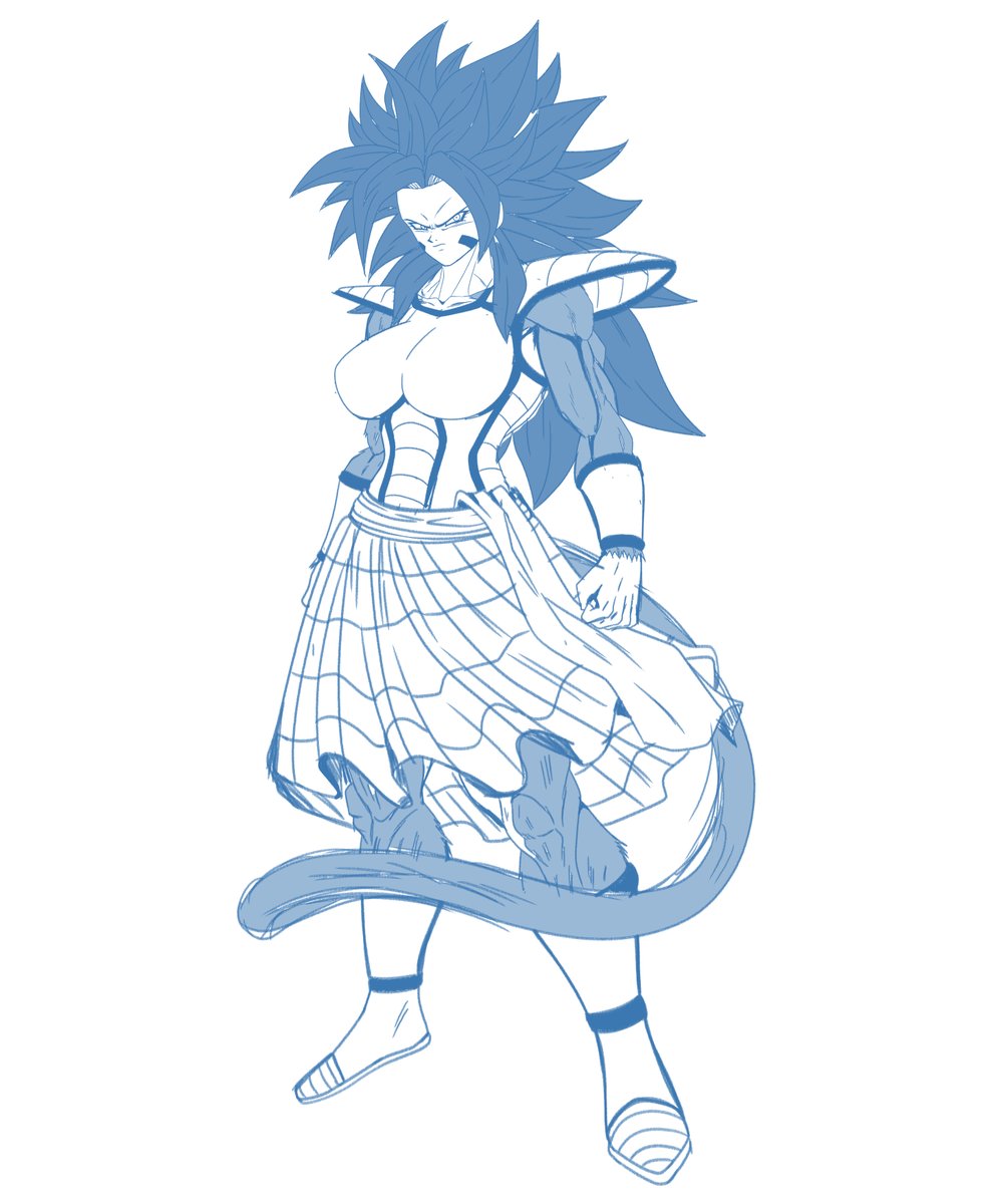 I think Aika will have to use more power to face Prika, since she has awakened the mighty SSJ4. 👀

commission wip n°12, for my friend <a href="/TensaDg2/">TensaZangetsuDG2</a>