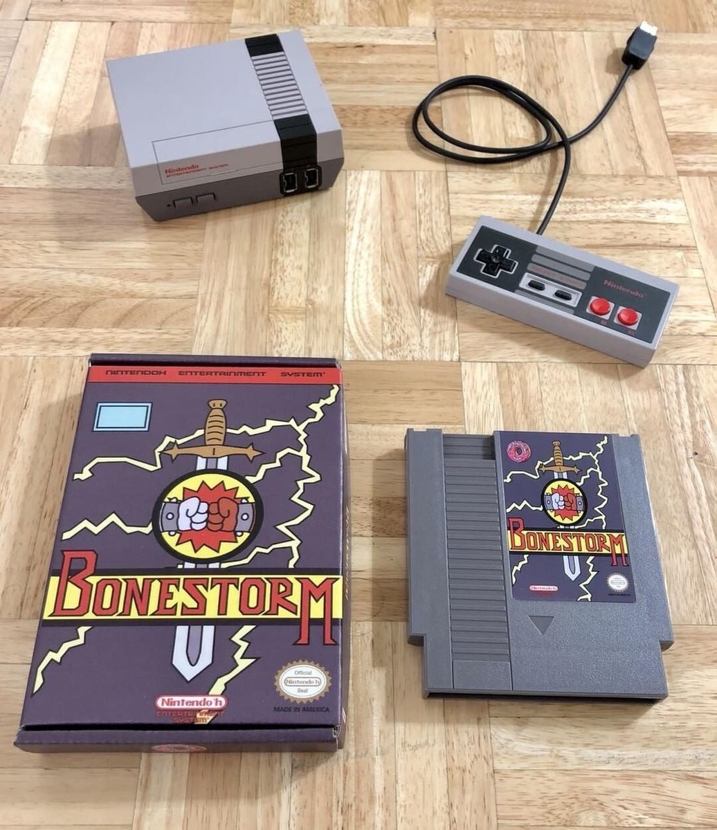 "Buy me Bonestorm or go to hell!"