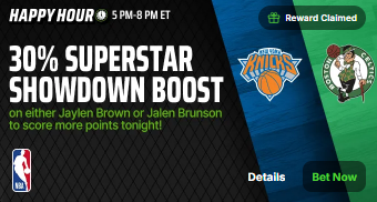 DocsProps's tweet image. Lets break this promo down roughly👇

Jalen Brunson (NYK)
Line: 27.5 PTS
Season hit rate: Over in 11/17 (65%) while averaging 28.47 PTS (31 MED)
Matchup: BOS could prove difficult as they rank 6th best for PTS DEF to opposing PGs this season. Brunson has only gone over this line…