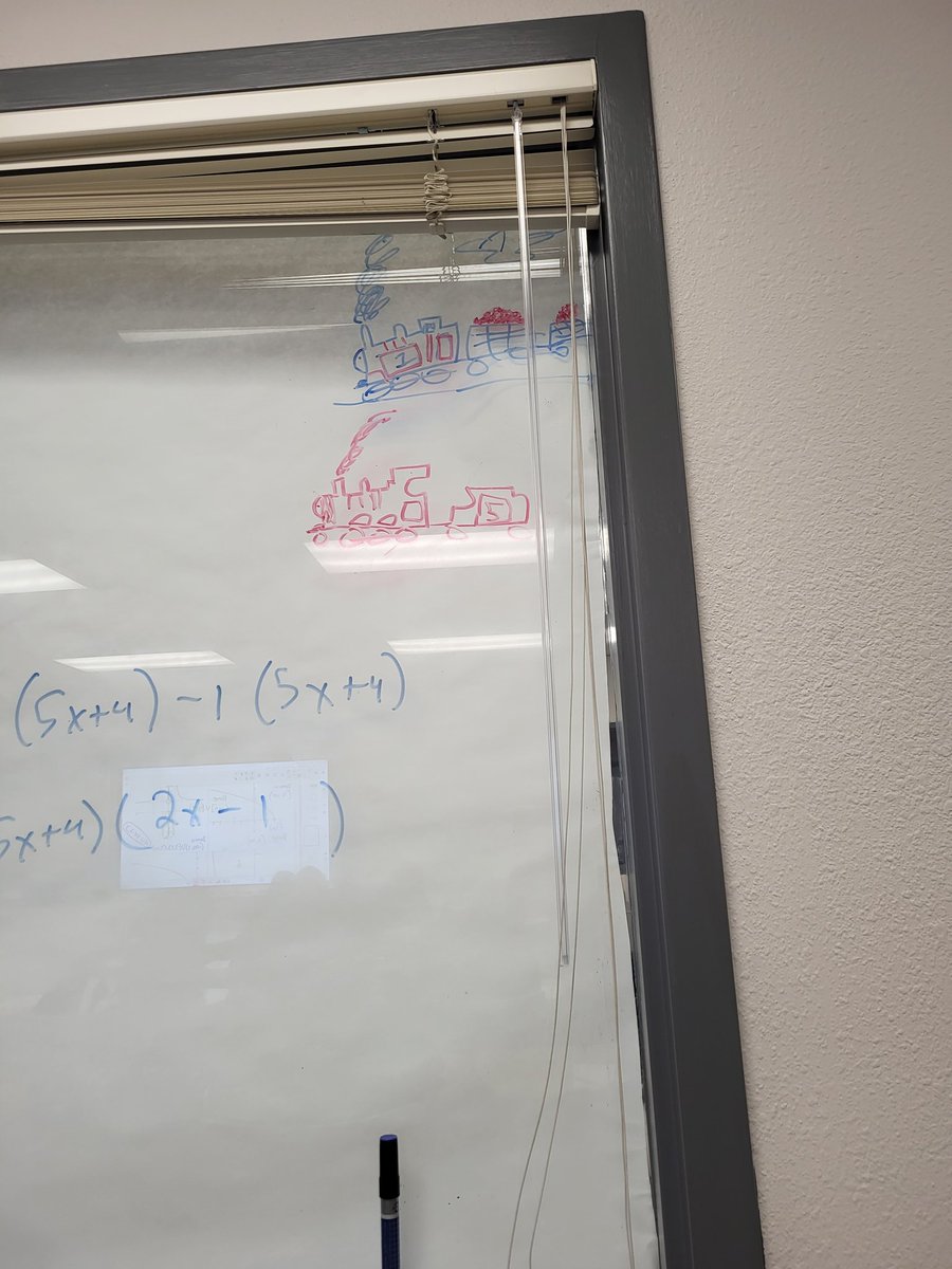 I made these thomas drawings in my college math class like 3 weeks ago and theyre still there so thats cool