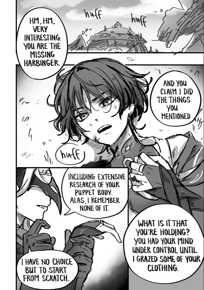 Missing parts [1/10]

Scara's revenge against Dottore didn't go very well so now he has to deal with the aftermath. Scara probably knows better than to fail so miserably like this, but I had no choice cos plot 