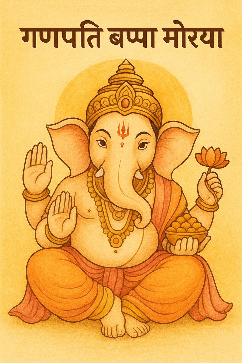 🙏🏻 बुधवार की शुभकामनाएँ!
आज के दिन विघ्नहर्ता भगवान गणेश जी की आराधना करने से
बुद्धि, सौभाग्य और नए कार्यों में सफलता मिलती है।🙂‍↕️

✨ गणपति बप्पा मोरया!
आपके जीवन से सभी बाधाएँ दूर हों
और हर कदम पर शुभता आपका साथ दे।🚩

#बुधवार #गणेशजी #GanpatiBappaMorya #WednesdayBlessings