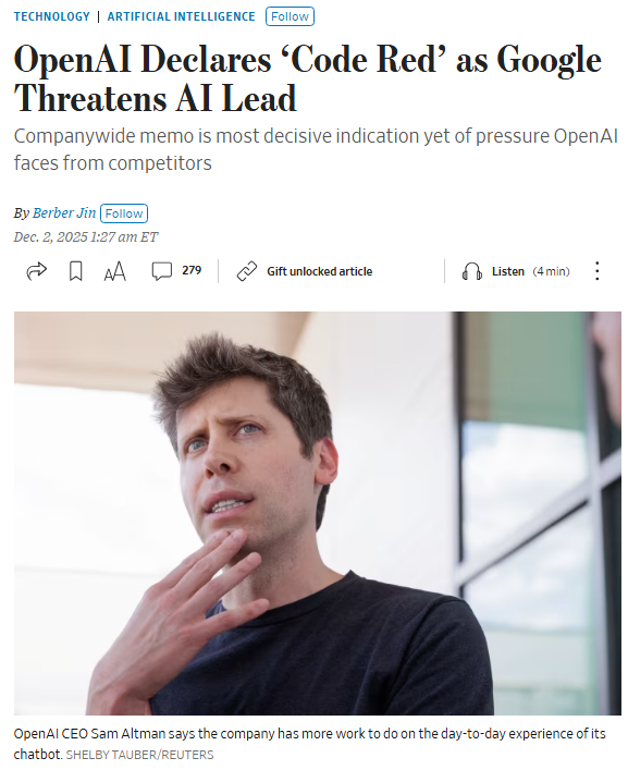 🔵BARCHART: Codice Rosso OpenAI: Aggiornamenti fino a Ottobre 2023