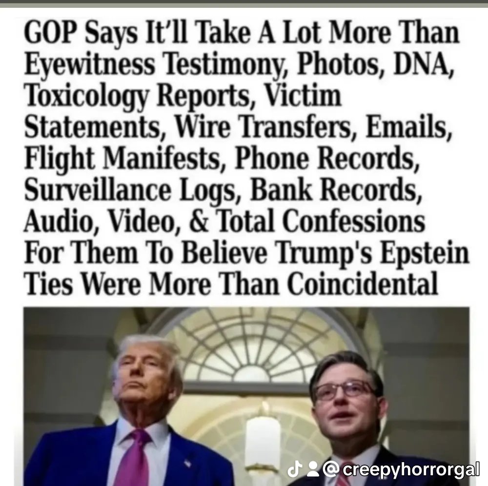 🤔 GOP Logic:  
Eyewitnesses? Meh.  
DNA? Shrug.  
Emails, wire transfers, flight logs, victim statements, audio, video, confessions?

🧠 “Sounds circumstantial.”  

But Hunter Biden’s laptop?  
📎 “National emergency!”

🎪🍫🤬 #MAGA #DonaldTrump #Treason #Trump #FDT 🤬🍫🎪