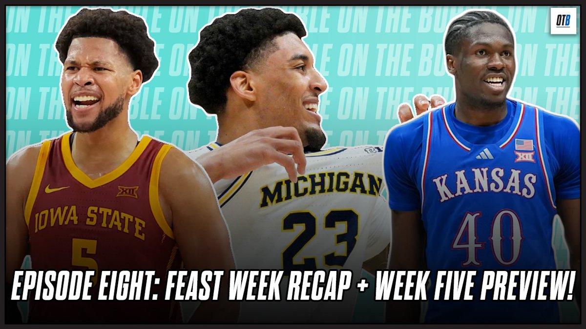 onthebubblecbb's tweet image. Better late than never! 😅

A new episode of the On the Bubble Podcast is out NOW! @_acvisuals recaps a CRAZY Feast Week and previews a STACKED slate of games this week!

WATCH: youtu.be/qyIIxFfXxW8