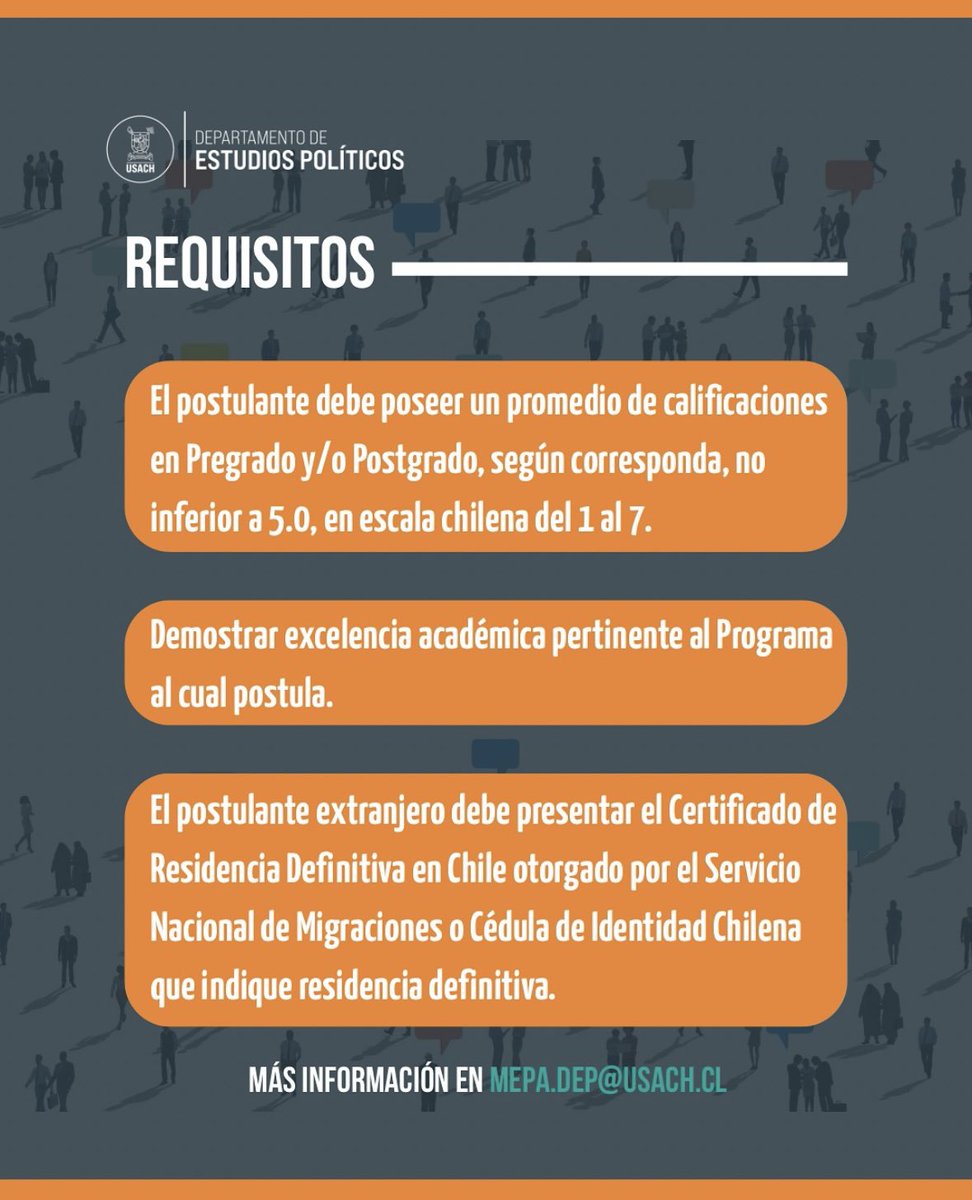 Departamento de Estudios Políticos tweet media