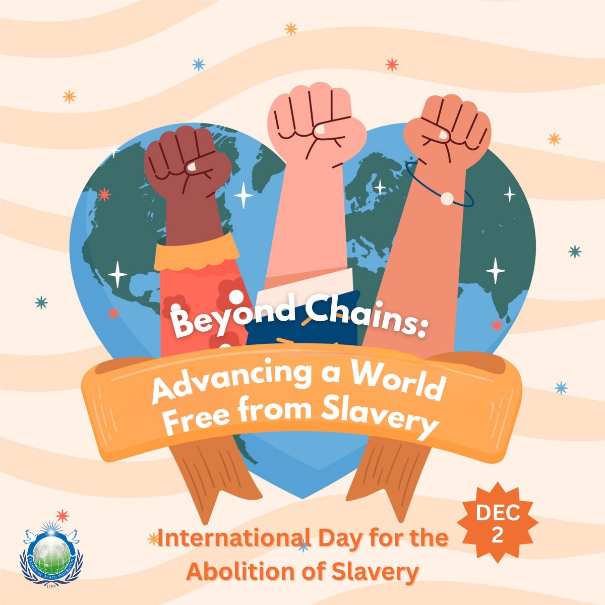 ukUPF's tweet image. Beyond Chains: Advancing a World Free from Slavery

Observed since 1986 by the United Nations General Assembly in commemoration of the Convention for the Suppression of the Traffic in Persons and of the Exploitation of the Prostitution of Others, adopted in 1949, the…