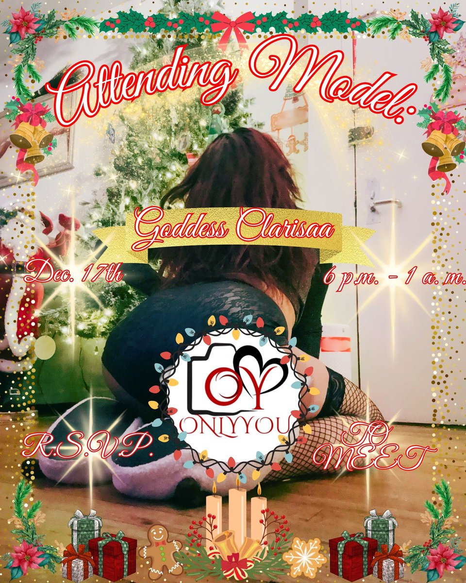 OnlyYouNY's tweet photo. The #holidayparty is nearly two weeks away! 

So make sure you RSVP (link in bio) for your chance to meet:

@GoddessxClarisa who will be once again attending #OnlyYouNY Keep in mind she’s only small in size, her dominant attitude will absolutely tower over you. https://t.co/7EtJjjiRjF