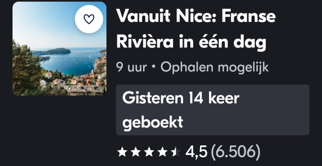 Over anderhalve week ga ik op bezoek bij mijn oudste zoon, die sinds kort in Nice woont. Op zoek naar uitjes ontdekte ik dat je voor 60 euro de hele Franse Riviera in 1 dag kan bekijken.
Maar ik kan ook naar het Matisse museum