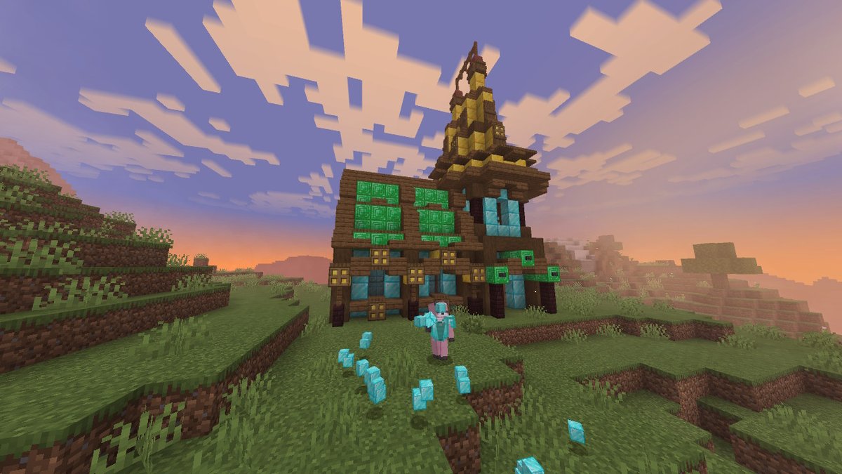 Nissyimpost's tweet photo. お前らが小学生の時に作ってたような家
#マインクラフト #マイクラ建築
 #Minecraftbuilds #Minecraft https://t.co/JwMdHDX4pg
