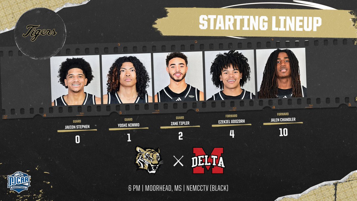MBK | STARTING LINEUP: @NEMCCBasketball goes with extra length for