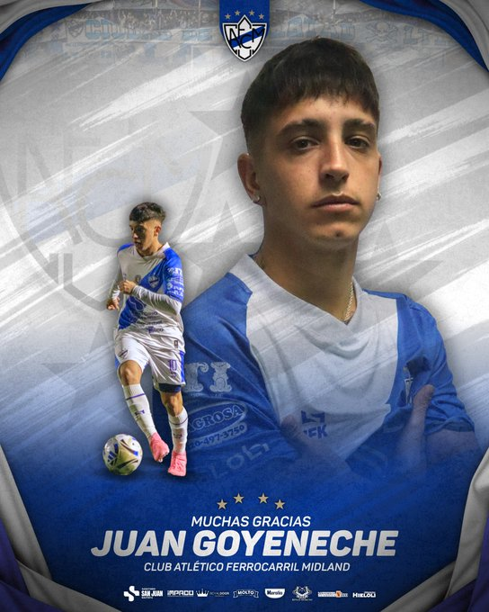 🇫🇮 #Midland, comunica que el jugador Juan Ignacio Goyeneche ya no forma parte del plantel. Debe regresar a San Lorenzo, dueño de su pase.

👤 <a href="/DanielCacioli/">Daniel Cacioli</a>
