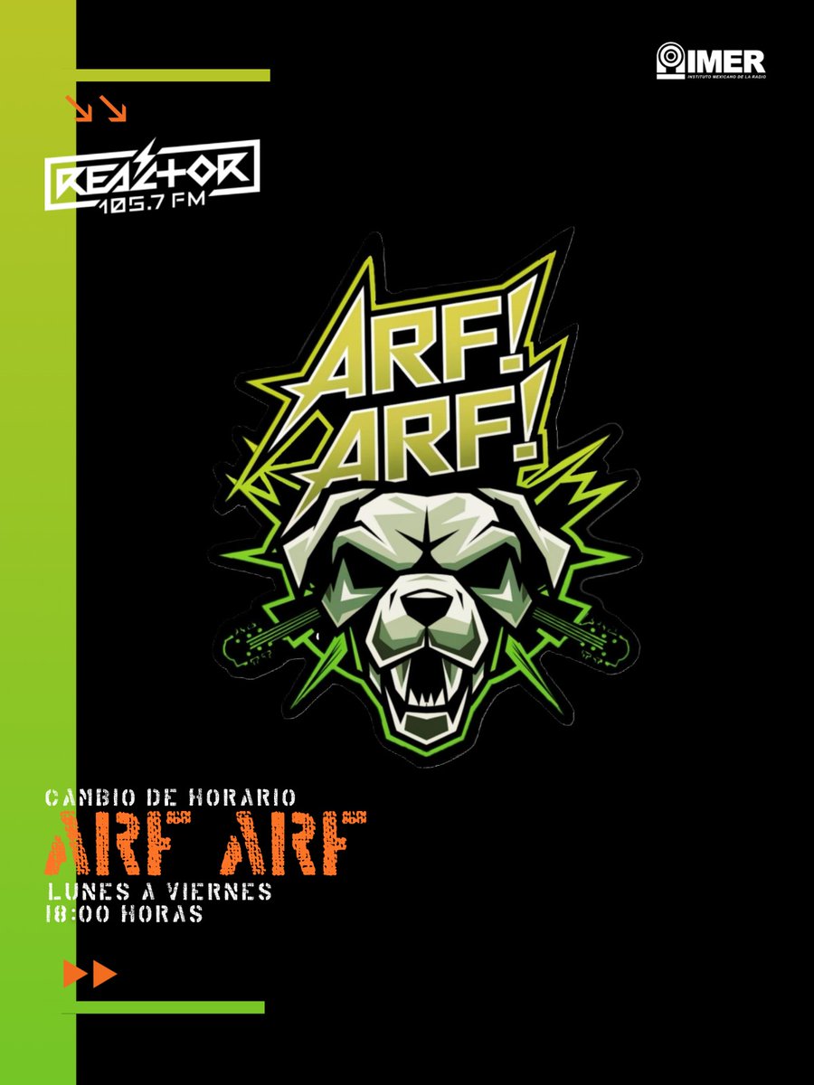 Reactor105's tweet image. #GeneraciónR 💥@rosete_ros y @RojoWargo traen puros riffs poderosos de 18 a 20 horas, así que sube el volumen que ya inicia #ArfArf