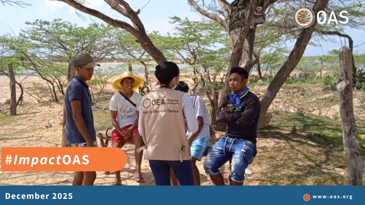 ✨ Our monthly #ImpactOAS newsletter is now available!

This month:
⚖️ Accessible, inclusive, and community-based justice: Learn about the Judicial Facilitators Program #Justice
🎓 70 years of OAS scholarships #OASScholarships
🔐 She Secures: Empowering women in cybersecurity