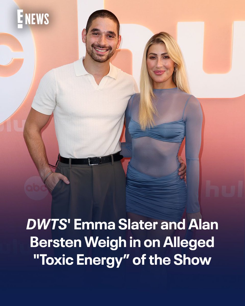 enews's tweet image. Emma Slater and Alan Bersten aren't dancing around rumors about #DWTS. bit.ly/3KbngeJ