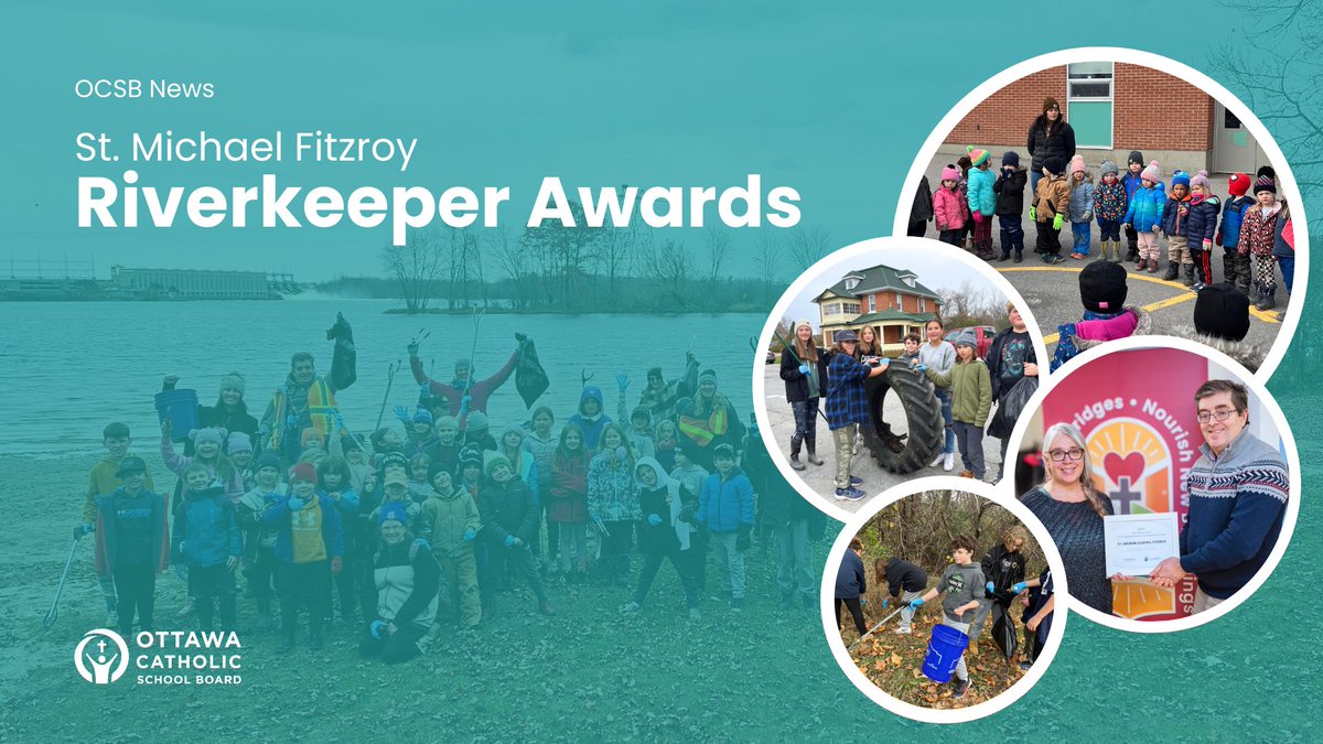 OttCatholicSB's tweet image. @MichaelFitzOCSB won the 2025 Youth Leadership Award &amp;amp; River Teacher Award! 🌊💙👏 Congrats Tanya Vick &amp;amp; Andrew Wilson! 🌱 Read more: ocsb.ca/2025/12/02/st-… #OCSB #OCSBCommunity #DeepLearning #EnvironmentalEducation #OttawaRiver #WaterProtectors #CatholicEducation