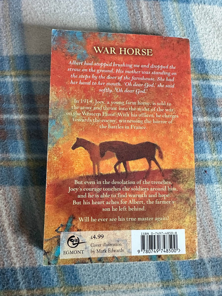 HoneyburnBooks's tweet image. 💖 2002 War Horse - Michael Morpurgo(Egmont) 💖 by Honeyburn Books (UK)

Starting from 🤑 £3.50 🤑

Shop now 🛍️ at tinyurl.com/2cf5k8y6

#MichaelMorpurgo #WarHorse
