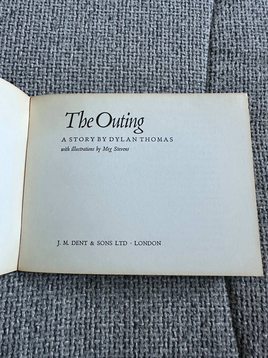 HoneyburnBooks's tweet image. 💖 1975 The Outing - Dylan Thomas (Meg Stevens Illust) J. M. Dent &amp;amp; Sons Ltd. 💖 by Honeyburn Books (UK)

Starting from 🤑 £10.00 🤑

Shop now 🛍️ at tinyurl.com/23pylv3f

#1975 #DylanThomas #MegStevens #TheOuting