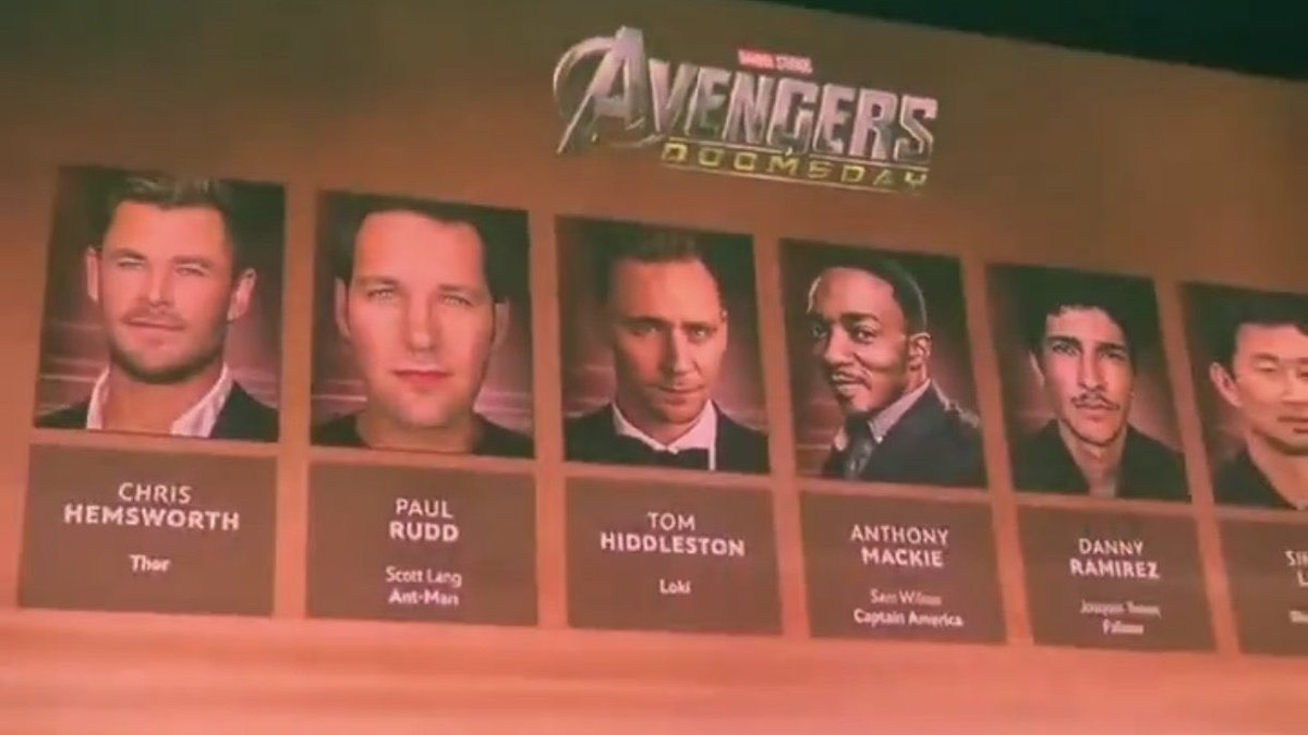 IniciativaV's tweet image. ¡BOMBAZO! ¡Un evento de Disney ha revelado OFICIALMENTE  que equipos veremos en AVENGERS: DOOMSDAY!

🟤 AVENGERS:

• THOR
• ANT-MAN
• LOKI
• CAPITÁN AMÉRICA (SAM)
• FALCON 
• SHANG-CHI

⚪ X-MEN:

• CHARLES
• MYSTIQUE
• GAMBIT
• CYCLOPS
• NIGHTCRAWLER
• BEAST
•…