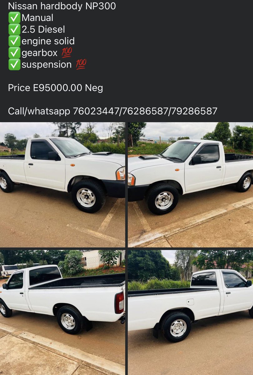 Get yourself this reliable Bakkie. #tinitwitter