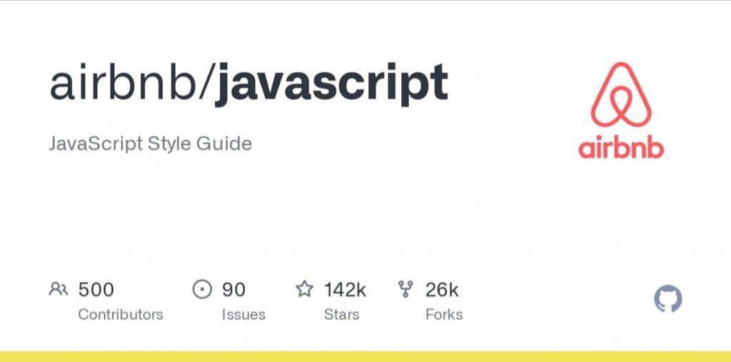 AdelDeveloperX's tweet image. جبتلك كنز هيفيدك جداً  في جافاسكريبت
هتتعلم كل حاجة وبالأمثلة وكمان هتتعلم تكتب كود نظيف بالمعايير المتبعة في الشركات الكبيرة

كل حاجة بتتشرح بيقولك امثلة للطرق الغلط وامثلة تانية للطرق الصح اللي لازم تكتب الكود بيها

الرابط علي Github:
 github.com/airbnb/javascr…