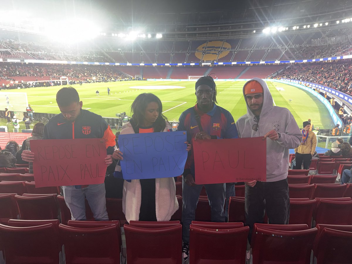 Repose en paix, <a href="/Barcelonista_25/">Barcelonista</a>
#HomenajeAPaul