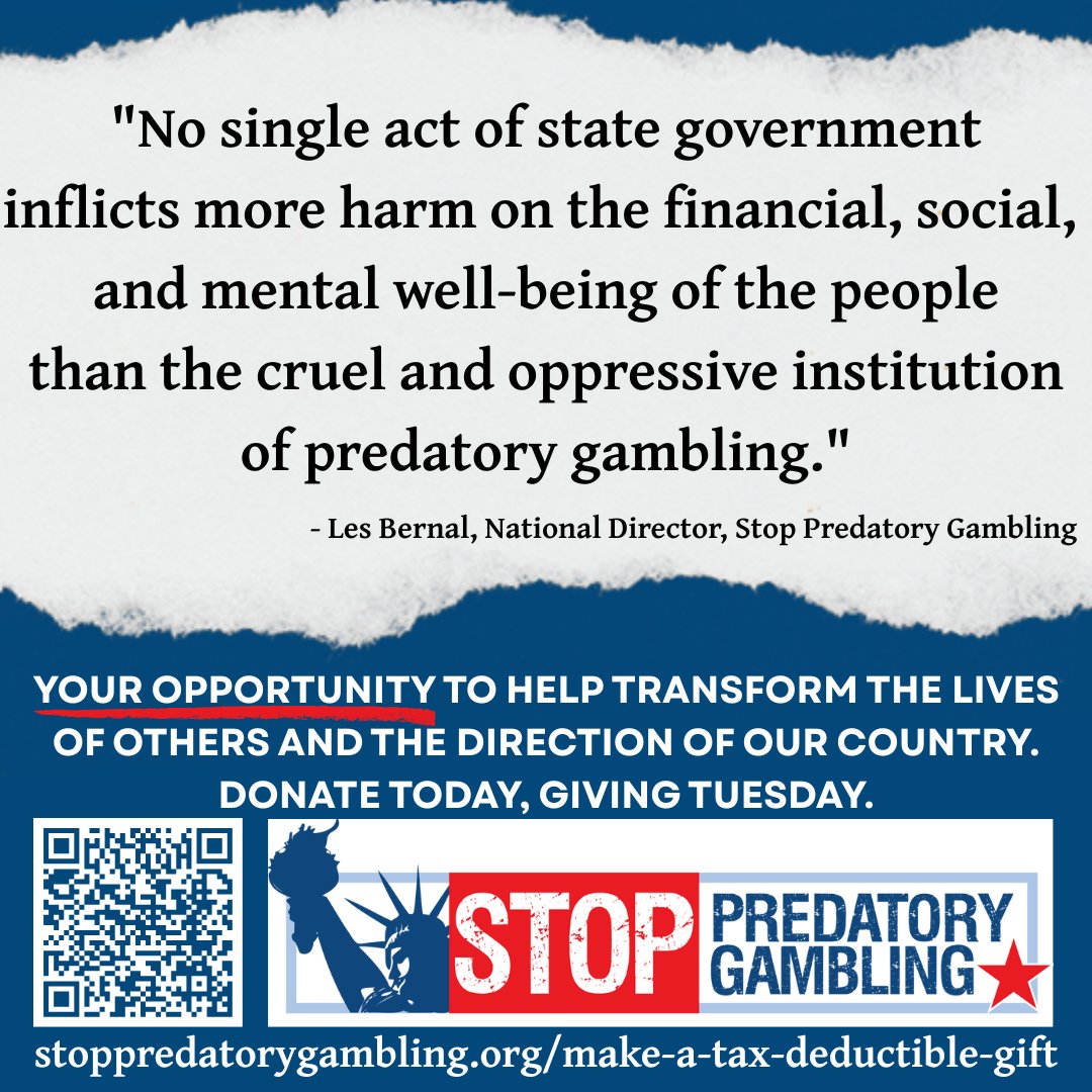 Stop Predatory Gambling (@spgambling) on Twitter photo 