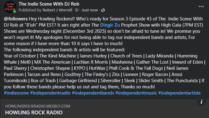 Howling Rock Radio tweet media