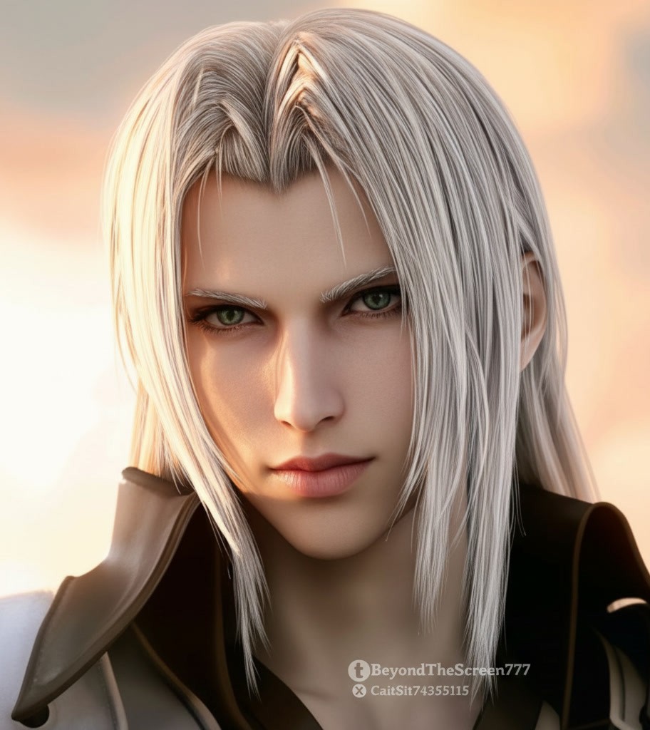 CaitSit74355115's tweet photo. #Sephiroth #sephy #seph #sephi #FF7 new reworked picture from crisis core β€οΈ https://t.co/YNEh5VXpQa