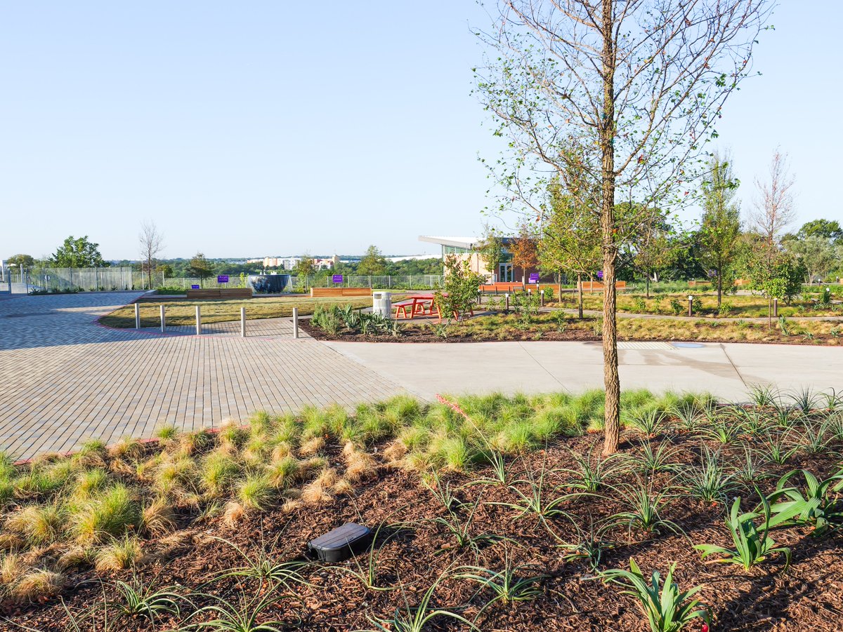 SourceBLDG's tweet image. The tranquility garden found at the @Metrocare Mental Health &amp;amp; Disability Innovation Center offers the calming experience essential for positive growth and mental stability. 

#SBG #Metrocare #landscapearchitecture #mentalhealth #tranquilitygarden #newconstruction
