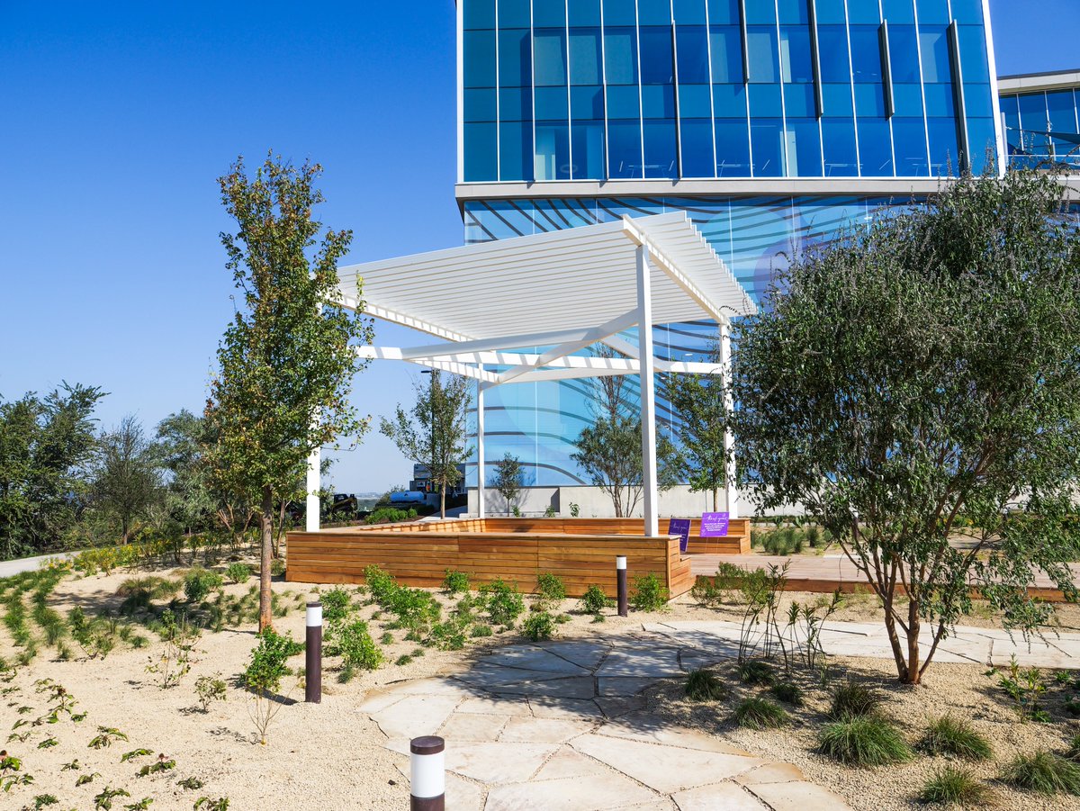 SourceBLDG's tweet image. The tranquility garden found at the @Metrocare Mental Health &amp;amp; Disability Innovation Center offers the calming experience essential for positive growth and mental stability. 

#SBG #Metrocare #landscapearchitecture #mentalhealth #tranquilitygarden #newconstruction
