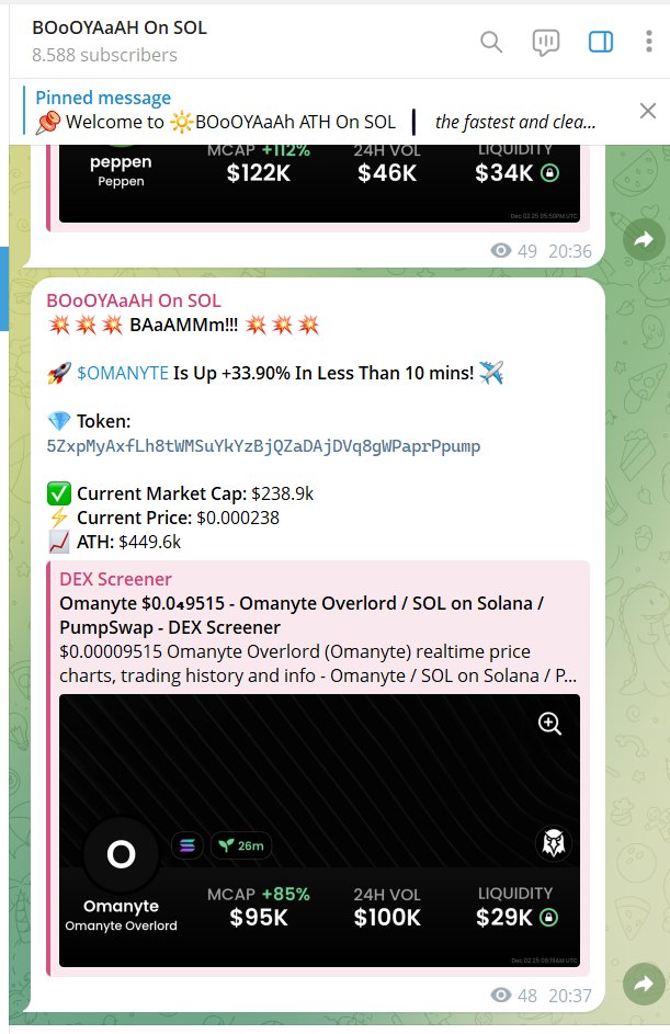 $Omanyte is officially listed on @0xBOoOYAaAH