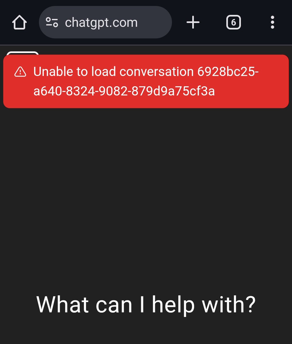 VSupreet's tweet photo. Is ChatGPT down for everyone else, or is my internet just gaslighting me again? 🥲

#chatgpt #down #chatgptdown #ai https://t.co/BIMyDwMqwp