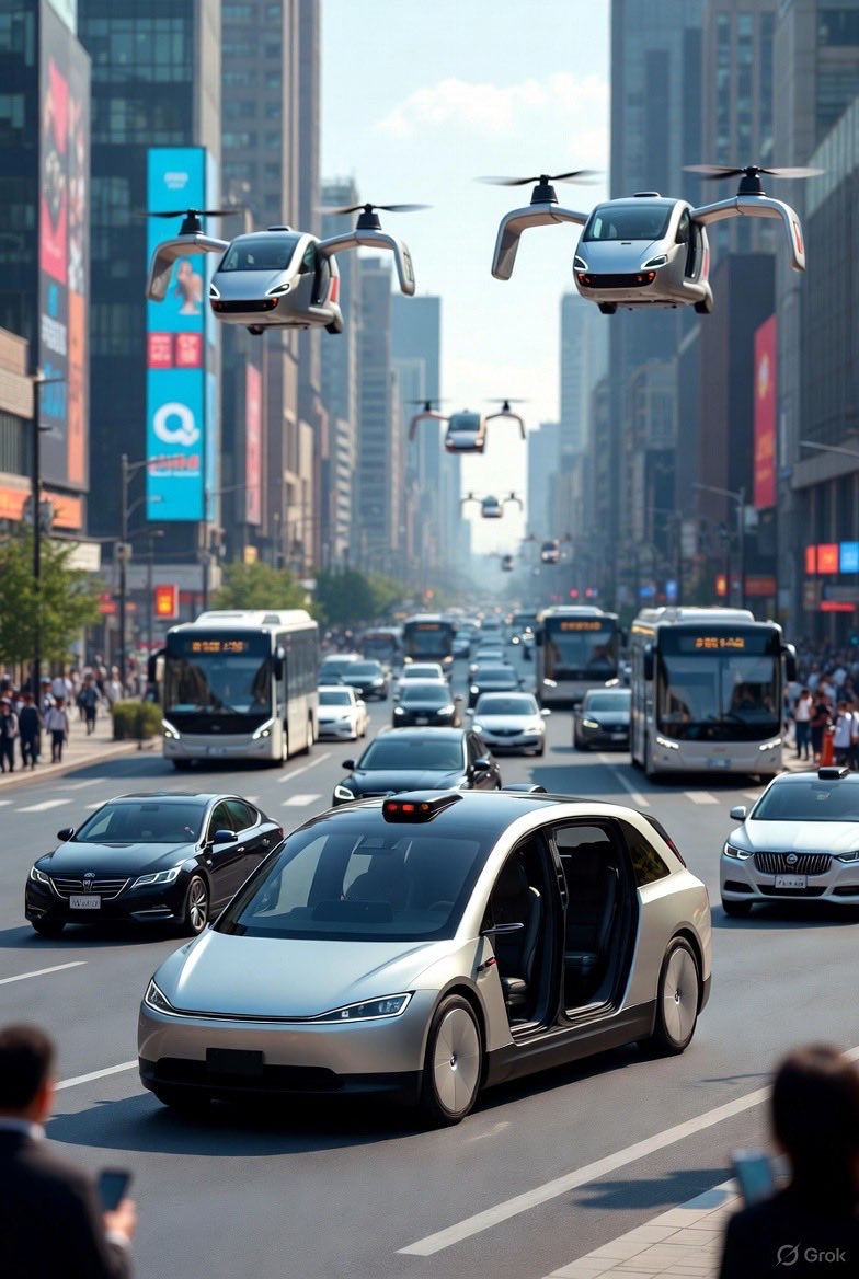 georgianoo's tweet image. 🚨 Chine en feu : ByteDance + ZTE lancent IA pour robotaxis dans les smartphones ! Pékin OK pour taxis volants et bus autonomes dès avril 2025. 65 villes déjà équipées. L&apos;Asie va-t-elle dominer les routes du futur ? 

RT si t&apos;as hâte d&apos;essayer. #Robotaxis #IA #ChineTech