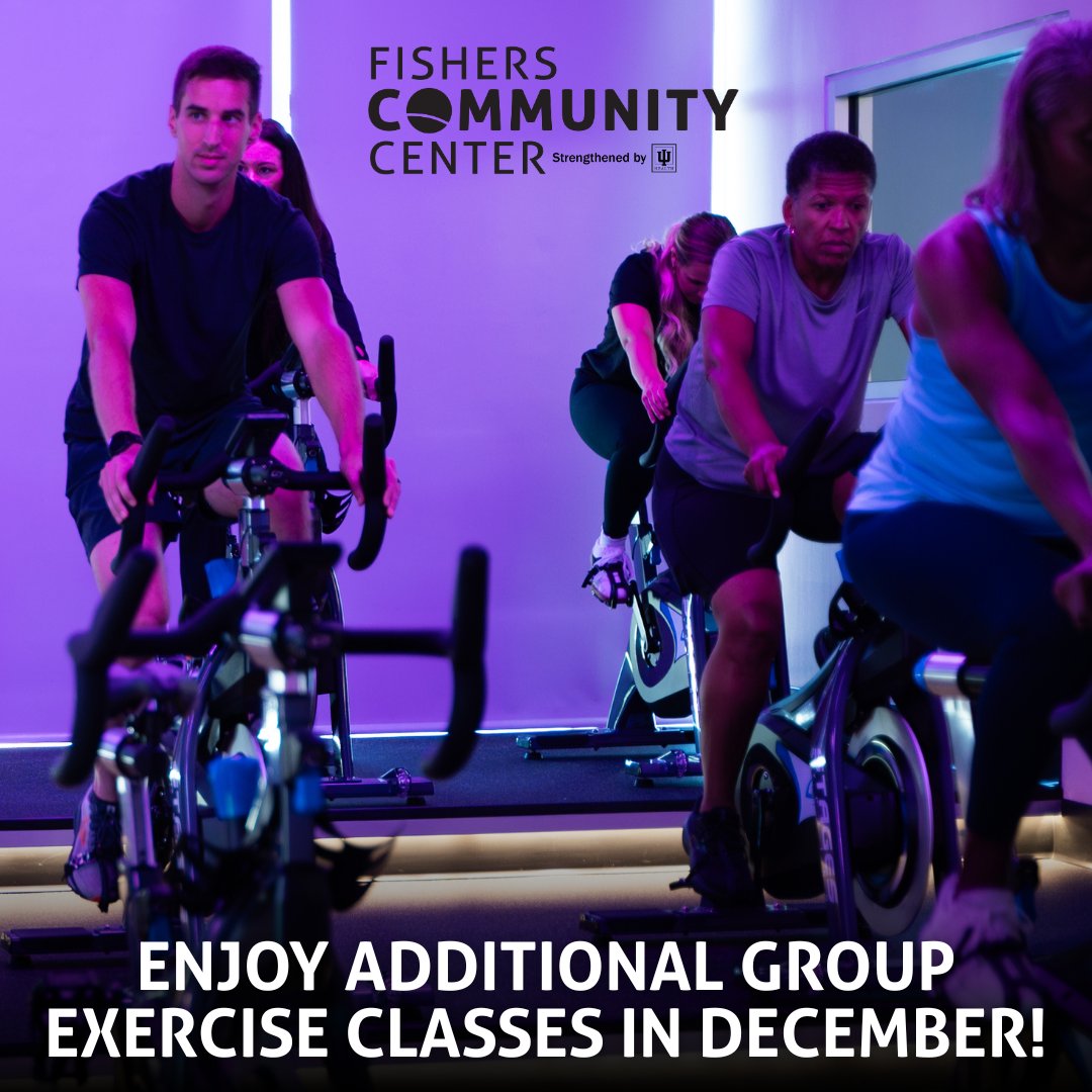 FishersComCtr's tweet image. We&apos;re excited to announce that we&apos;re adding additional group exercise classes for our members starting this month! 🌟 

To check out the new classes we have to offer, view the group exercise schedule ➡️ bit.ly/3XXL74G