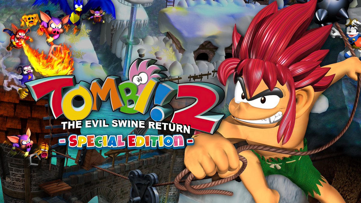 Tomba! 2: The Evil Swine Return Special Edition adds Switch 2 version, launches December 15 gematsu.com/2025/12/tomba-…