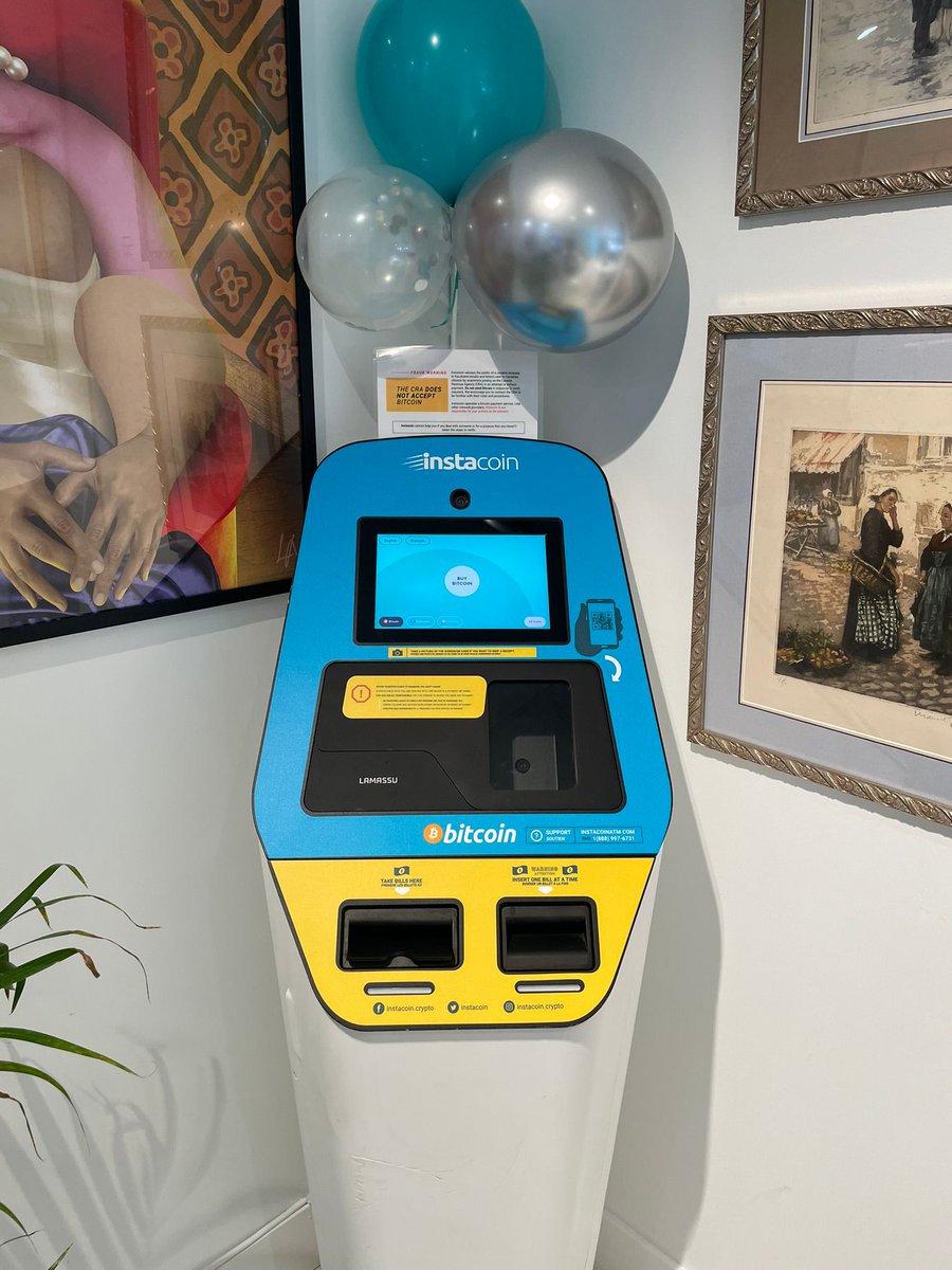 Exciting news! 
We’ve added a #BitcoinATM at #TSABitcoinShop, making it easier than ever to buy $BTC accept Canadian dollars in $10, $20, $50, and $100 , with a daily limit of $9,900. Transaction Fee: $10 (flat fee, regardless of size)  
 💸💻 
#BitcoinATM #Cryptotrade #WestVan
