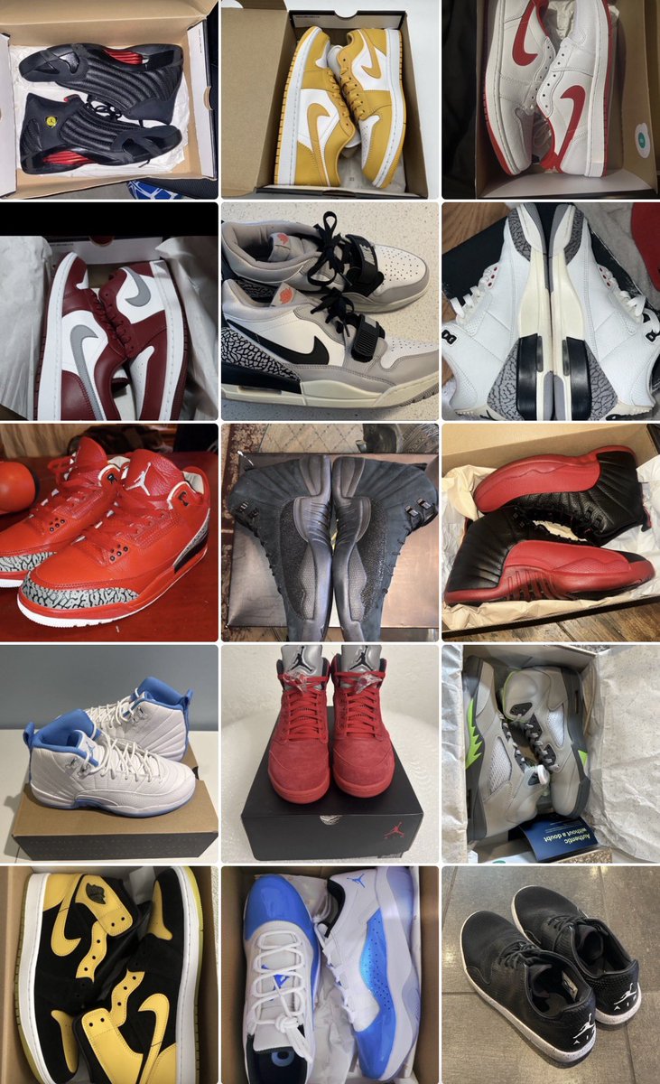 ROMEOLBFAM_'s tweet photo. My entire Air Jordan Collection 🤯😲 what does yours look like? https://t.co/ilF3wCqvuk