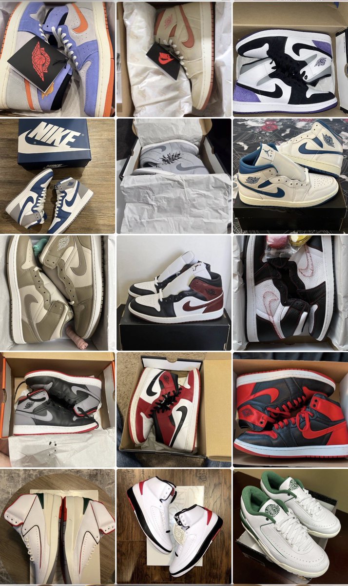 ROMEOLBFAM_'s tweet photo. My entire Air Jordan Collection 🤯😲 what does yours look like? https://t.co/ilF3wCqvuk