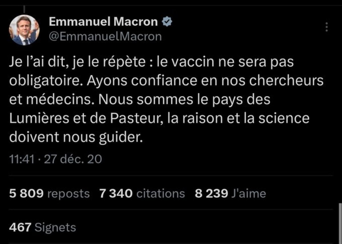 <a href="/A_ga__the___/">🇫🇷 Agathe ✝️ 🎗️🎀</a> La parole d #EmannuelMacron ....
