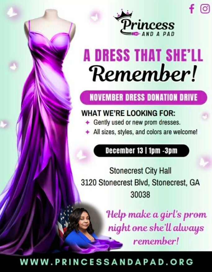 Please let everyone know that we are collecting gently used Gowns and dresses for give away to young high school women for the 2025 prom season. I need at least  200 Gowns. Yes you heard me! There are OVER 200 young women who can not afford to go to their own prom.