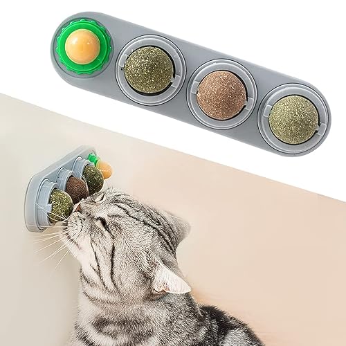 Zambie__'s tweet image. I just received Potaroma 4 Catnip Silvervine Ball Toys, Extra Cat Energy Ball, Edible Cats Lick Kitten Chew, Teeth Cleaning Dental Wall Treats, Concentrated Flavor for All Breeds - Board from kingprewyoko via my Throne. Thank you darling~ throne.com/zam_bie