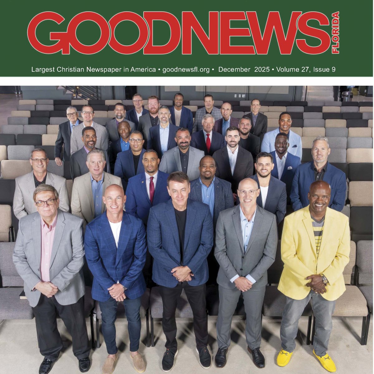 The December 2025 GOOD NEWS Florida Christmas Issue is here -- featuring our 9th Annual Faith Leaders front cover and 16-page companion special section!  Join us as we honor 30 lead pastors who bring hope, encouragement to our community all year long at digital.goodnewsfl.org/2025/december/