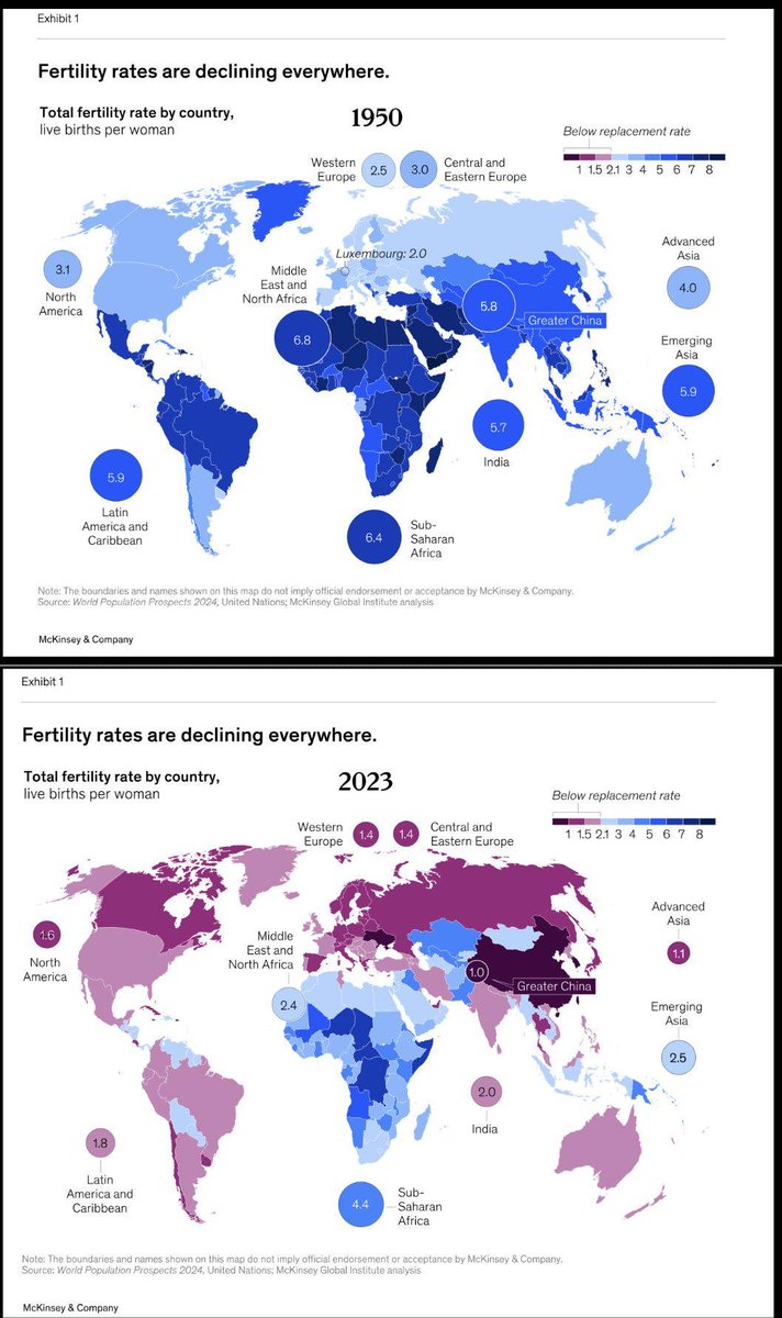 MarioNawfal's tweet image. WHITE FERTILITY COLLAPSED - THE REST OF THE PLANET DIDN’T  

The generation now starting school is the first in recorded history that will grow up on a planet where people of European descent are a shrinking global minority.

Native fertility across the entire Western world has…