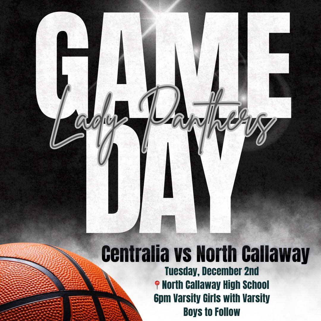 🏀GAME ON! Lady Panthers (1-0) travel to North Callaway Tonight!🏀 

VG @ 6 pm
VB to follow

💻 team1sports.com/prepcasts/

<a href="/RodKRCG13/">Rod Smith</a> <a href="/Megan_aub_brink/">Megan Brinkmann</a> <a href="/JeremyJacob88/">Jeremy Jacob</a> <a href="/ChrisDuerr/">Chris Duerr</a> <a href="/ClarenceCanno13/">Clarence Cannon Conference</a> <a href="/KOMUsports/">KOMU 8 Sports</a> <a href="/MbcaCoaches/">MBCA</a> <a href="/NemoPressbox/">NEMO Pressbox</a> <a href="/austinward41/">Austin Ward</a> <a href="/RoundBallBrad/">Brad Hayes</a>